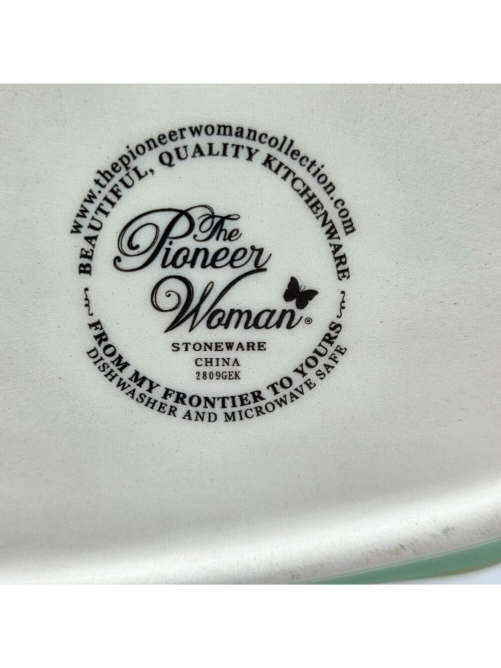 Pioneer Woman Garland 2 Piece Set Condiment Tray with Be Merry Bowl - Picture 6 of 16